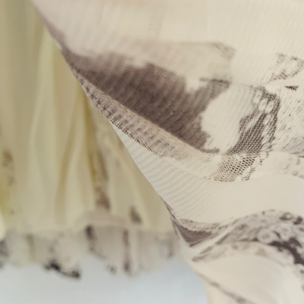 One World Skirt XL Black White Fairy Artsy Boho Flouncy Forest Earthy Boho - Picture 4 of 13
